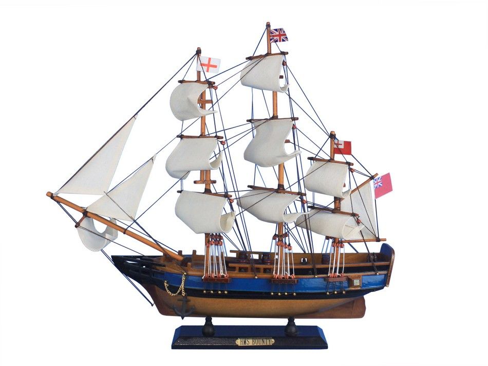 Wooden HMS Bounty Tall Ship Model