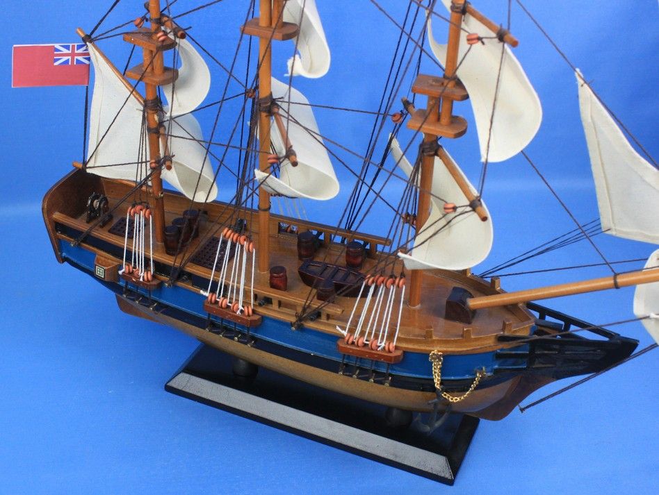 Wooden HMS Bounty Tall Ship Model