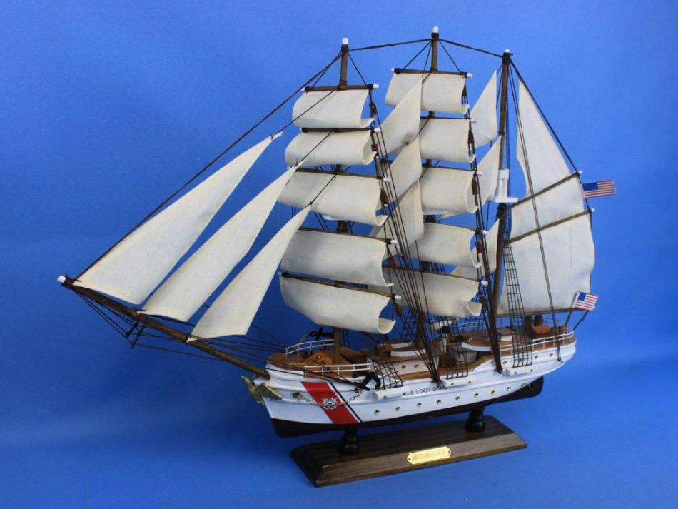 Hand Made U.S. CG Eagle Model Ship 24"