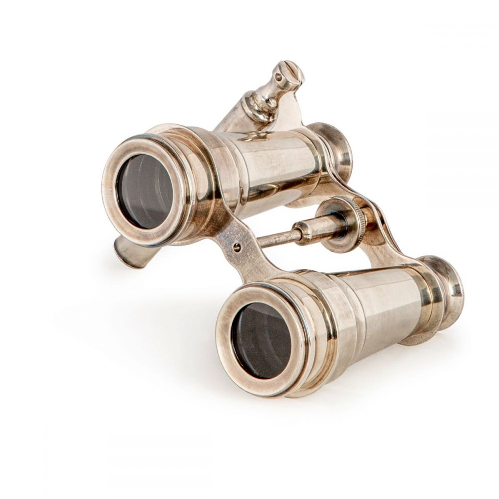 Opera Binoculars, Silver 4"