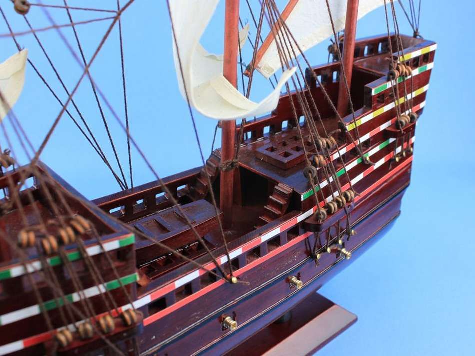 Handcrafted Mayflower Wooden Ship Model 20" (1:64 Scale)