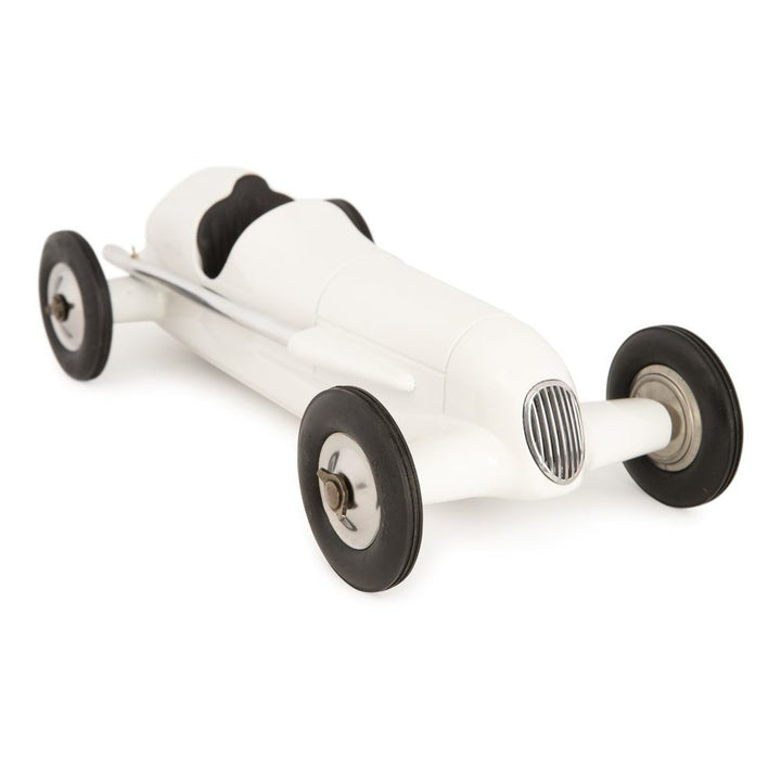 White & Black Indianapolis Spindizzie Model Car