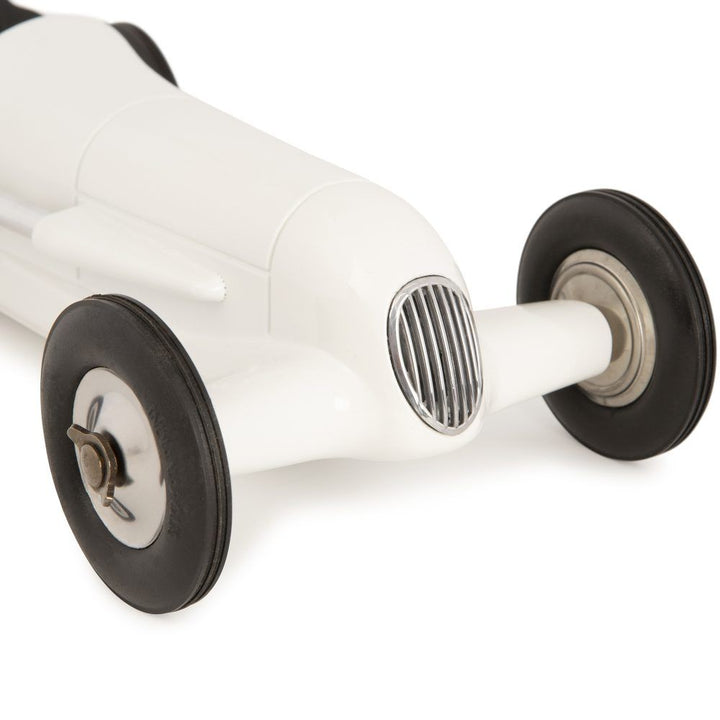 White & Black Indianapolis Spindizzie Model Car