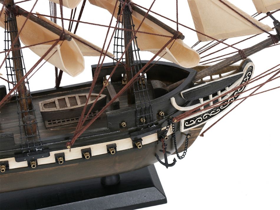 Rustic Finish USS Constitution Tall Model Ship 24"