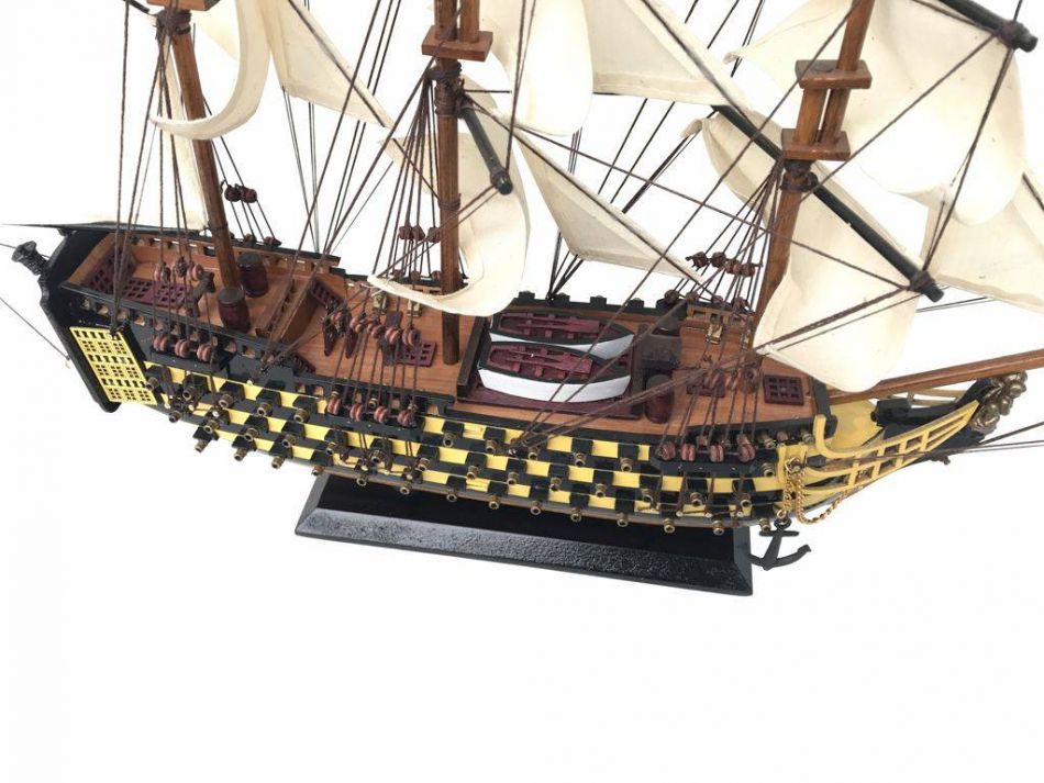 Hand Crafted Wood Santisima Trinidad Tall Ship Model 24"