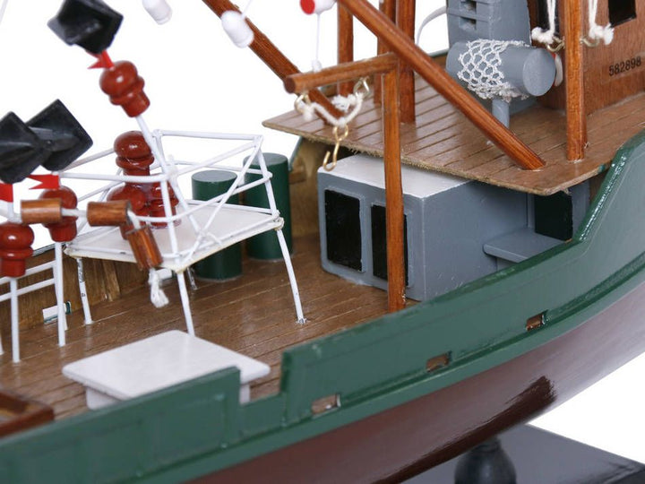 The Perfect Storm "Andrea Gail" Wooden Boat Model 16"