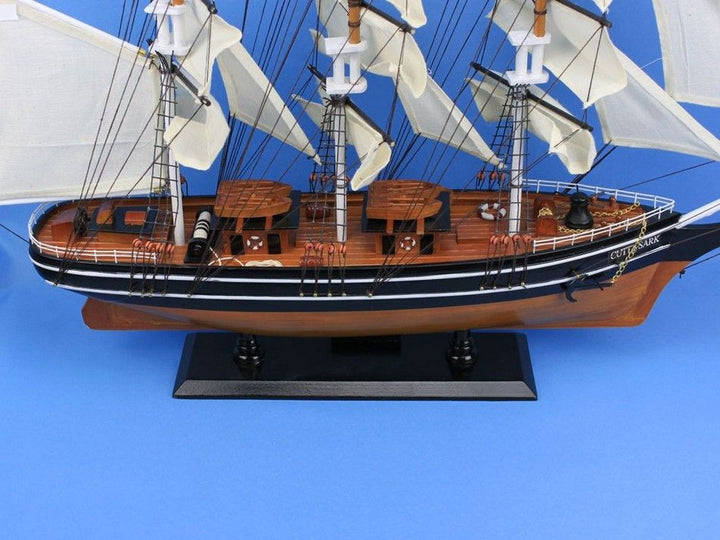 Wooden Cutty Sark Tall Model Clipper Ship 30"