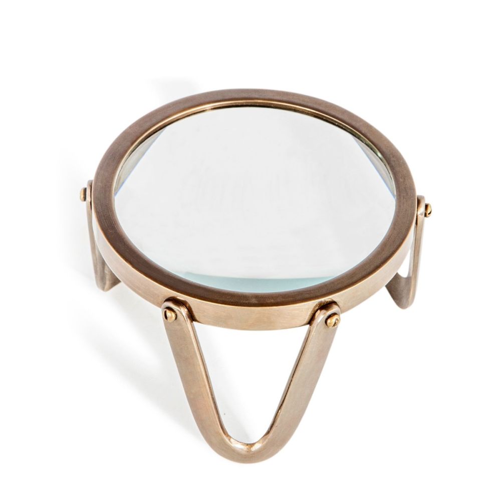 Desk Magnifier 4", Brass