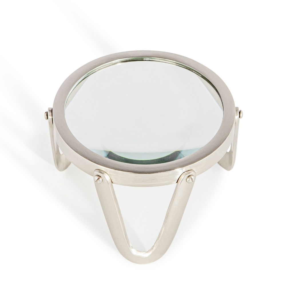 Desk Magnifier 4", Pewter