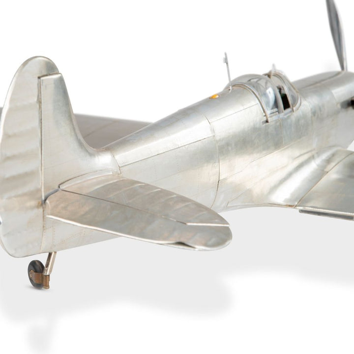 Large Aluminum 1936 Spitfire Model Airplane