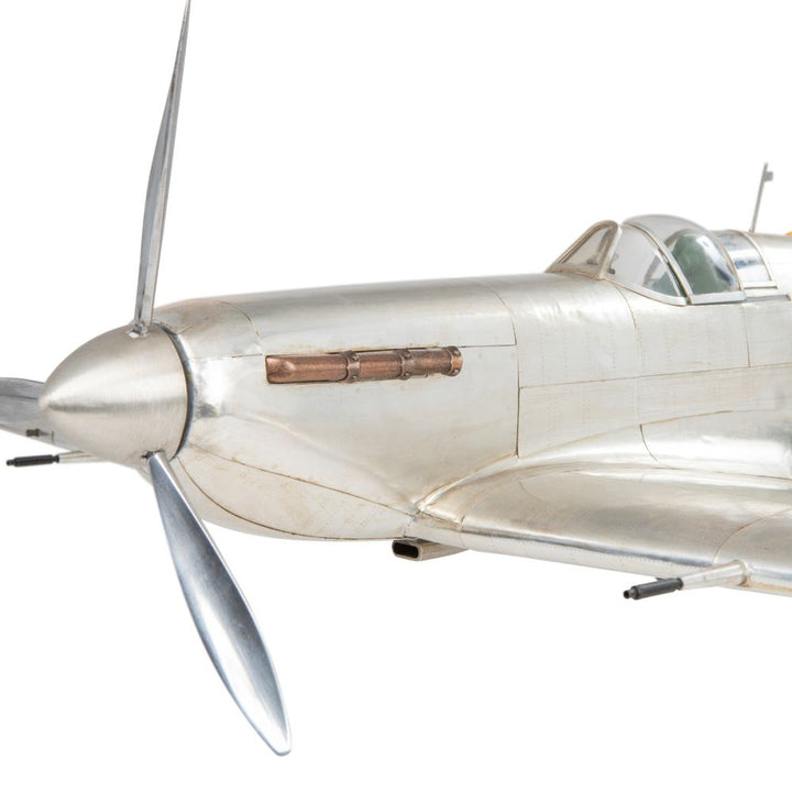 Large Aluminum 1936 Spitfire Model Airplane