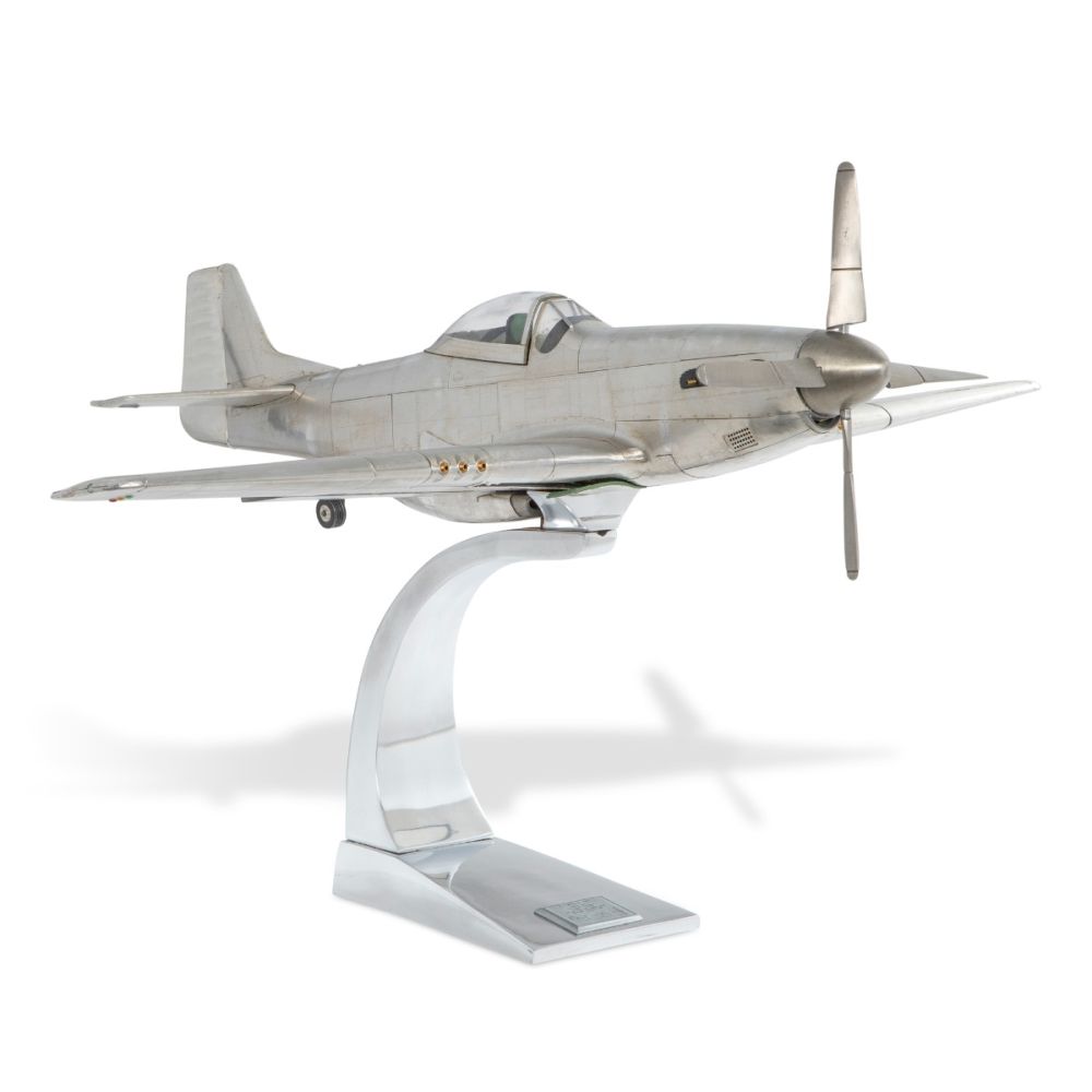 Authentic Models Aluminum World War II P-51 Mustang Model Plane AP459