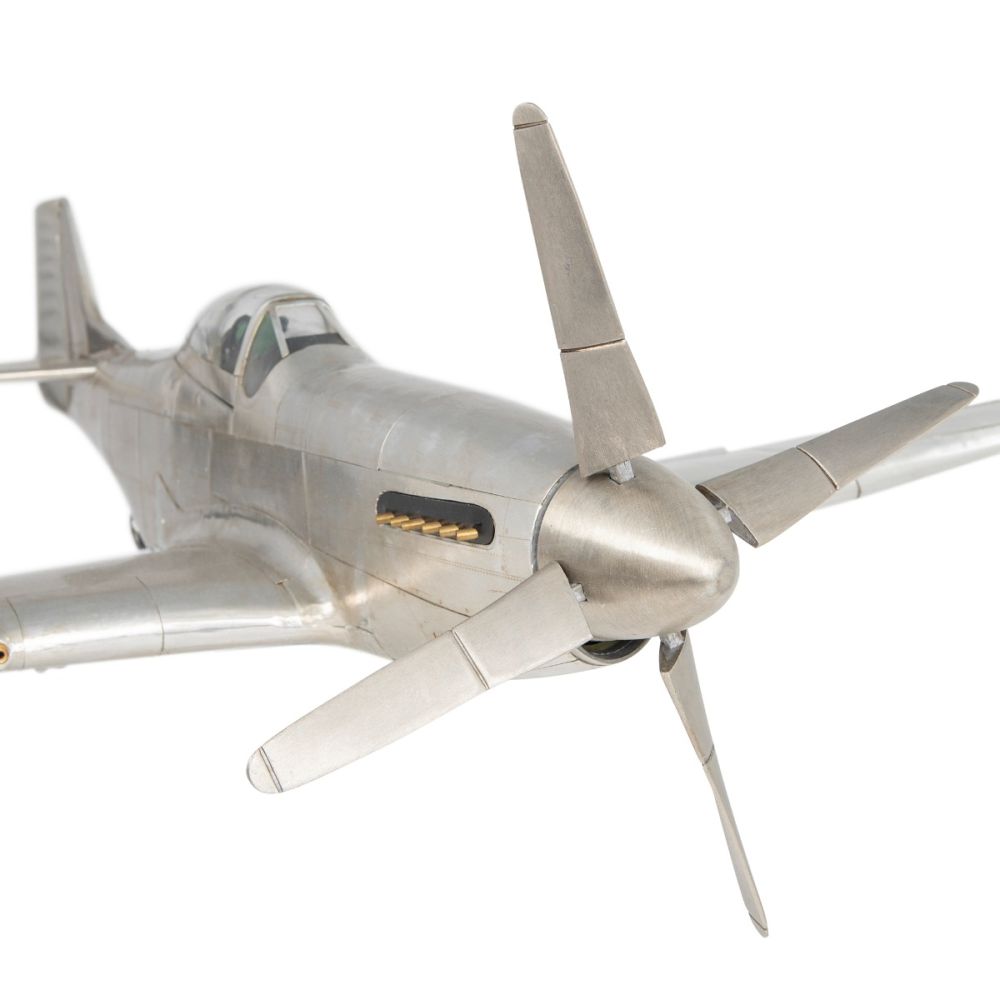 Authentic Models Aluminum World War II P-51 Mustang Model Plane AP459
