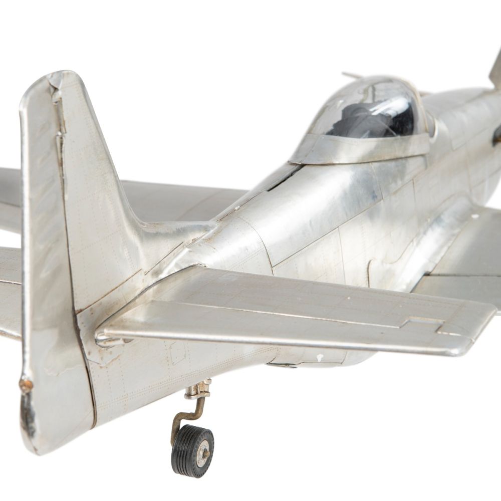 Authentic Models Aluminum World War II P-51 Mustang Model Plane AP459