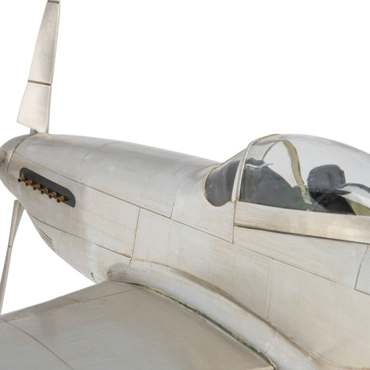 Authentic Models Aluminum World War II P-51 Mustang Model Plane AP459