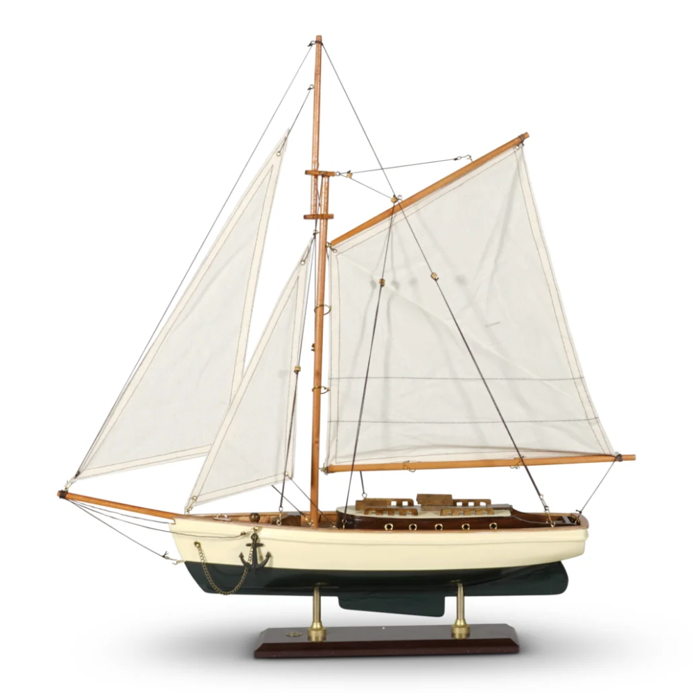 Authentic Models Small 1930 Classic Yacht Boat Model AS134