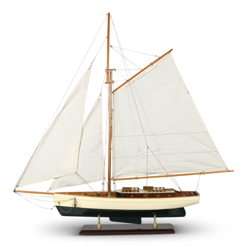 Authentic Models Large 1930 Classic Yacht Boat Model AS135