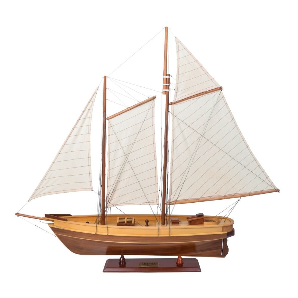 Authentic Models 19th Century America Racing Yacht Model Boat AS137