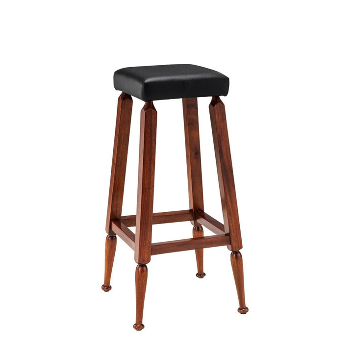 Authentic Models Mayan High Barstool, Black MF172