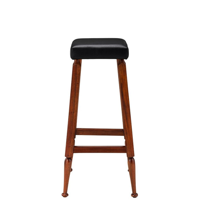 Authentic Models Mayan High Barstool, Black MF172