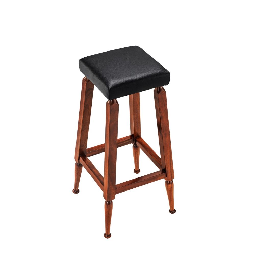 Authentic Models Mayan High Barstool, Black MF172