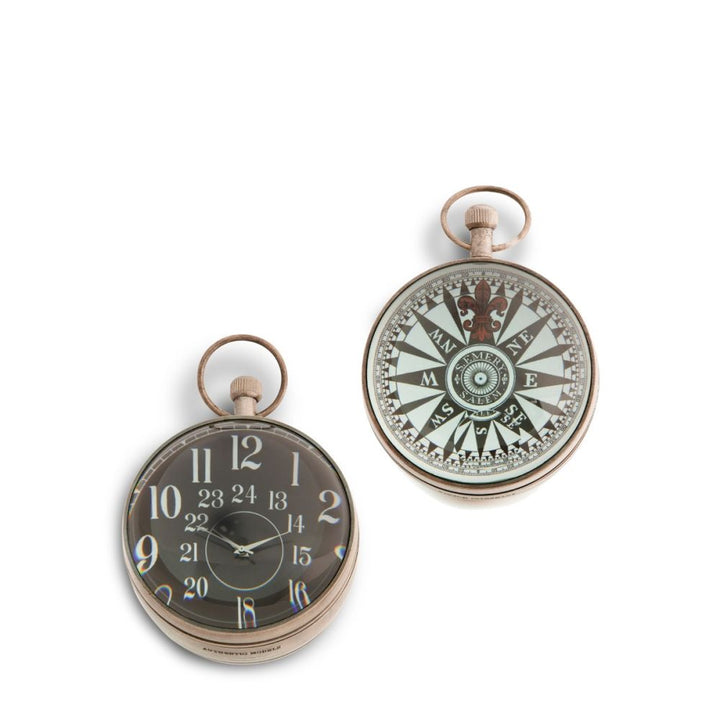 Eye Of Time Clock, Silver