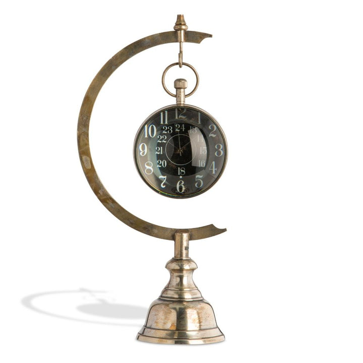 Eye Of Time Clock, Silver